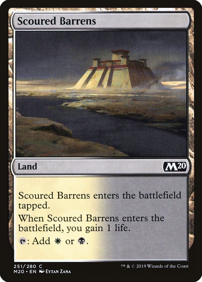 Scoured Barrens [Core Set 2020] | Rook's Games and More