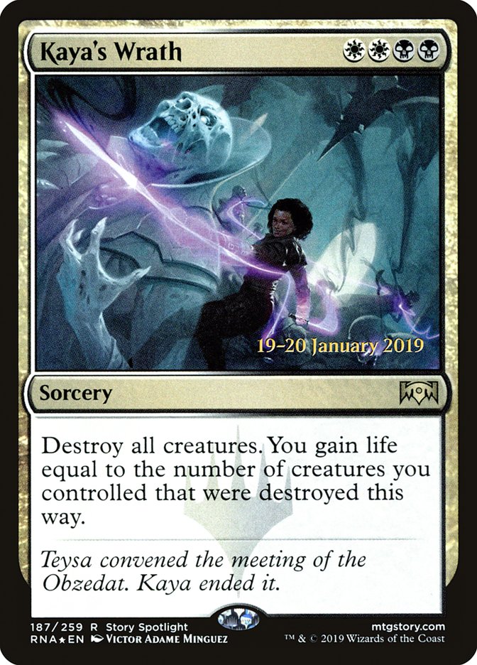Kaya's Wrath [Ravnica Allegiance Prerelease Promos] | Rook's Games and More