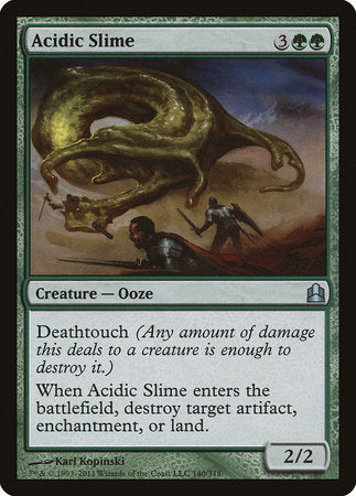 Acidic Slime [Commander 2011] | Rook's Games and More