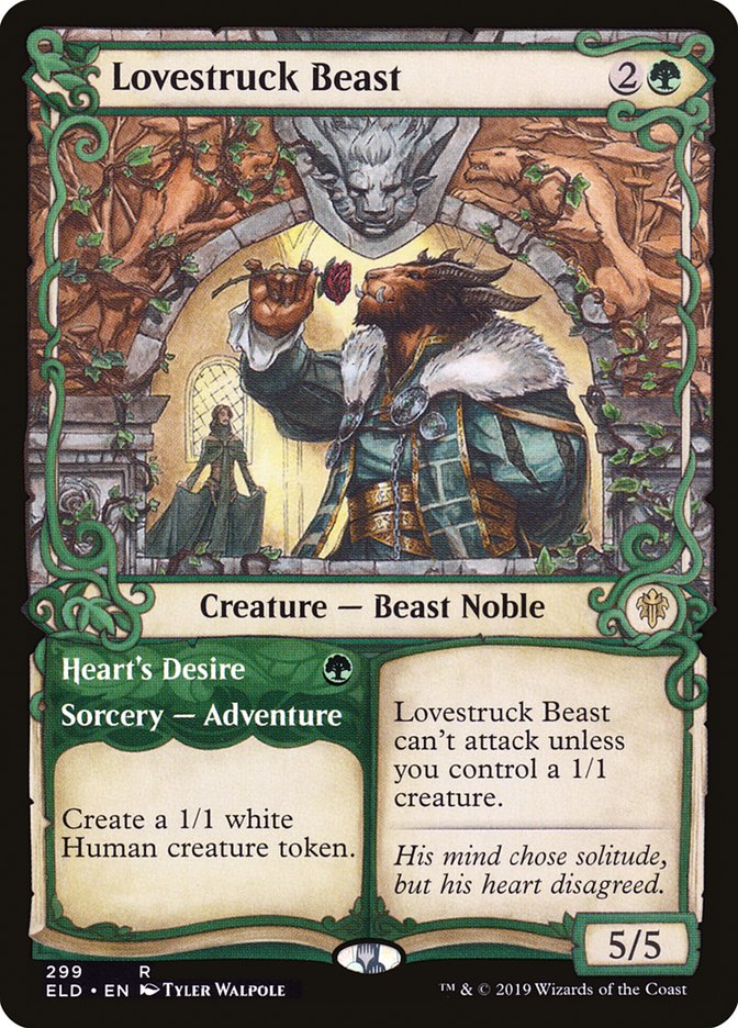 Lovestruck Beast // Heart's Desire (Showcase) [Throne of Eldraine] | Rook's Games and More