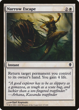 Narrow Escape [Zendikar] | Rook's Games and More