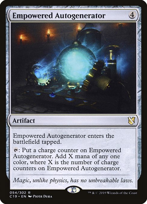 Empowered Autogenerator [Commander 2019] | Rook's Games and More