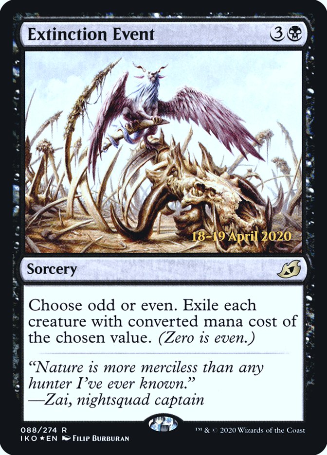 Extinction Event  [Ikoria: Lair of Behemoths Prerelease Promos] | Rook's Games and More