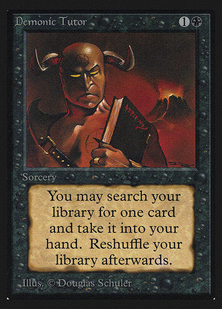 Demonic Tutor (IE) [Intl. Collectors’ Edition] | Rook's Games and More