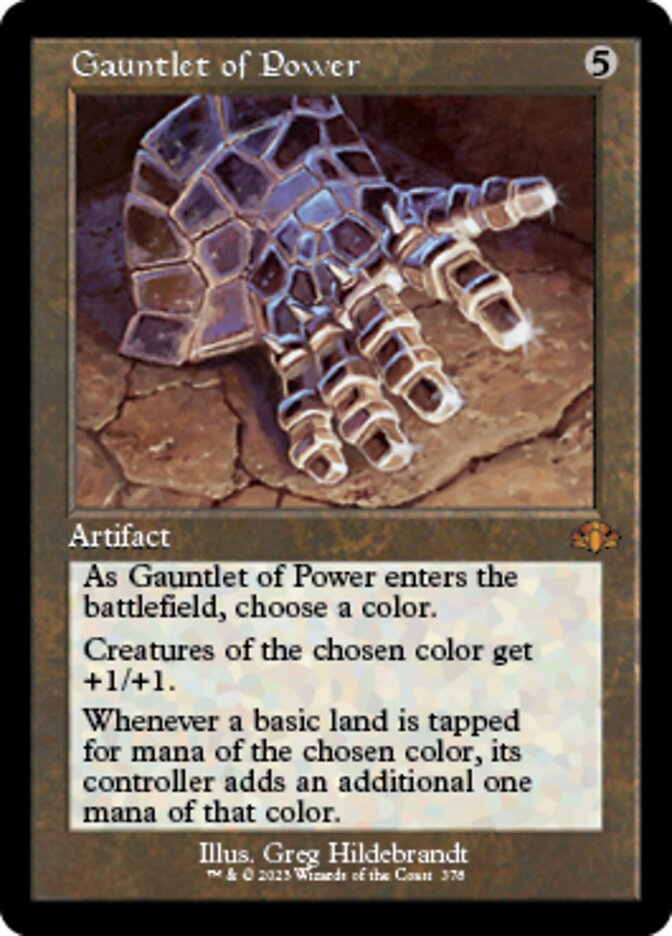 Gauntlet of Power (Retro) [Dominaria Remastered] | Rook's Games and More