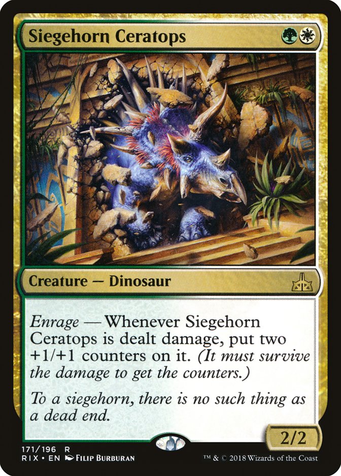 Siegehorn Ceratops [Rivals of Ixalan] | Rook's Games and More