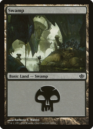 Swamp (62) [Duel Decks: Garruk vs. Liliana] | Rook's Games and More