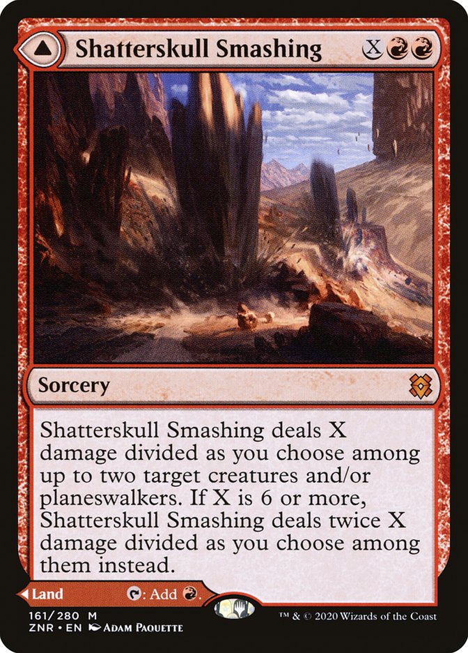 Shatterskull Smashing // Shatterskull, the Hammer Pass [Zendikar Rising] | Rook's Games and More