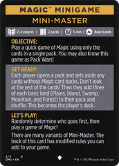 Mini-Master (Magic Minigame) [Commander Legends: Battle for Baldur's Gate Minigame] | Rook's Games and More