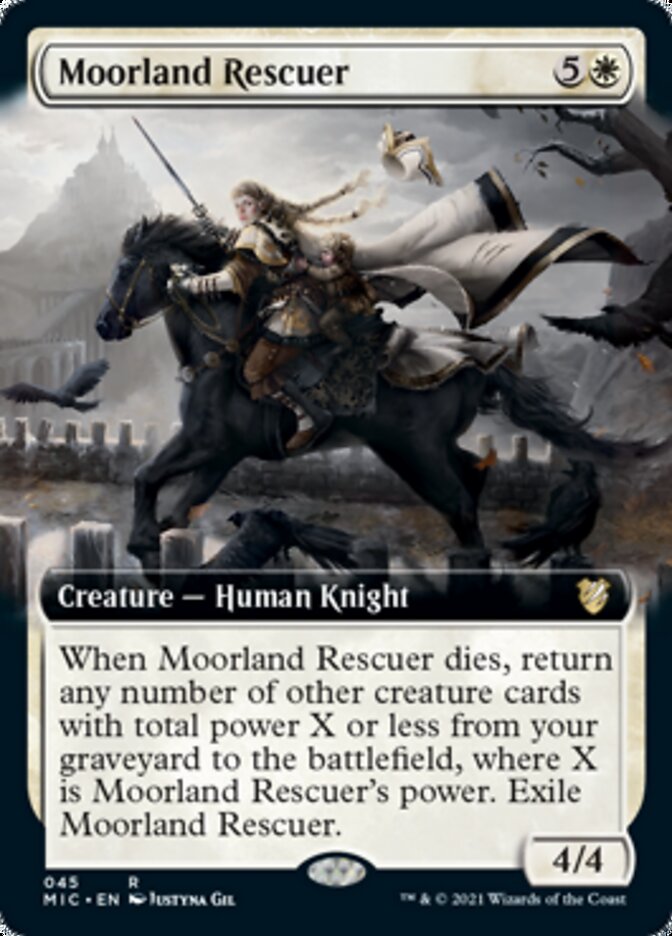 Moorland Rescuer (Extended) [Innistrad: Midnight Hunt Commander] | Rook's Games and More