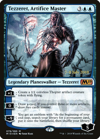 Tezzeret, Artifice Master [Core Set 2019 Promos] | Rook's Games and More