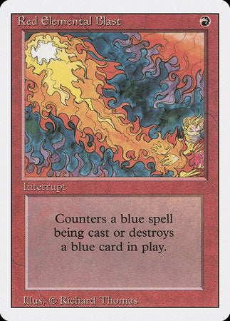 Red Elemental Blast [Revised Edition] | Rook's Games and More