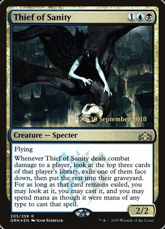 Thief of Sanity [Guilds of Ravnica Promos] | Rook's Games and More