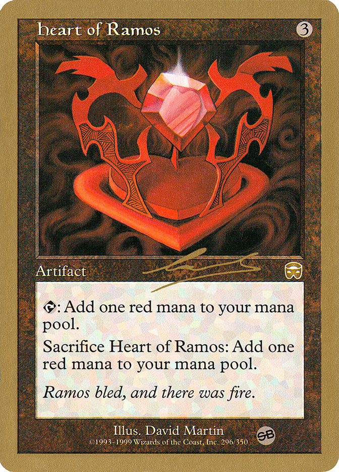 Heart of Ramos (Nicolas Labarre) (SB) [World Championship Decks 2000] | Rook's Games and More