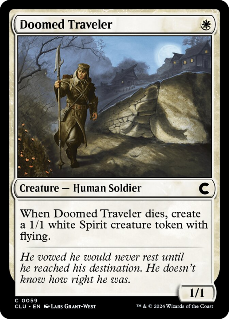 Doomed Traveler [Ravnica: Clue Edition] | Rook's Games and More