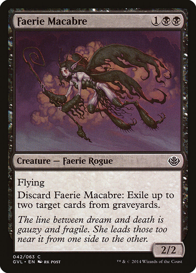 Faerie Macabre (Garruk vs. Liliana) [Duel Decks Anthology] | Rook's Games and More