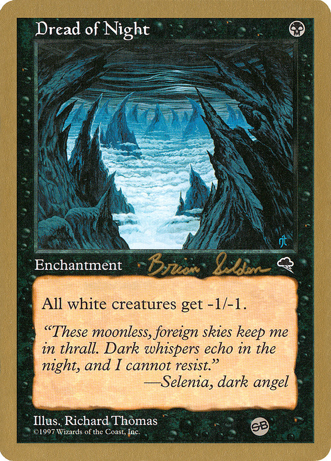 Dread of Night (Brian Selden) (SB) [World Championship Decks 1998] | Rook's Games and More