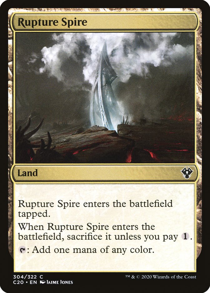 Rupture Spire [Commander 2020] | Rook's Games and More