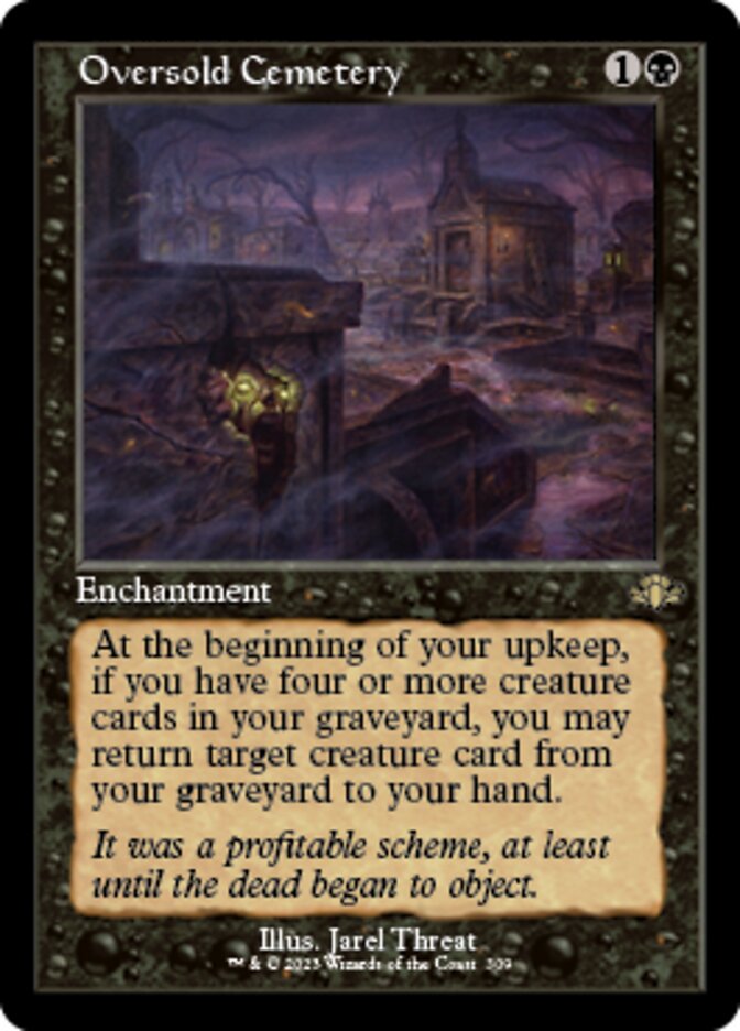 Oversold Cemetery (Retro) [Dominaria Remastered] | Rook's Games and More