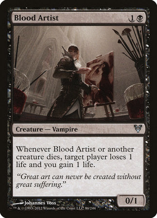 Blood Artist [Avacyn Restored] | Rook's Games and More