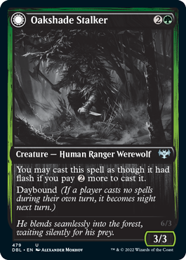 Oakshade Stalker // Moonlit Ambusher [Innistrad: Double Feature] | Rook's Games and More