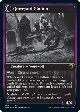 Graveyard Trespasser // Graveyard Glutton [Innistrad: Double Feature] | Rook's Games and More