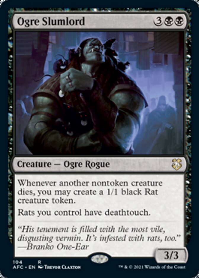 Ogre Slumlord [Dungeons & Dragons: Adventures in the Forgotten Realms Commander] | Rook's Games and More