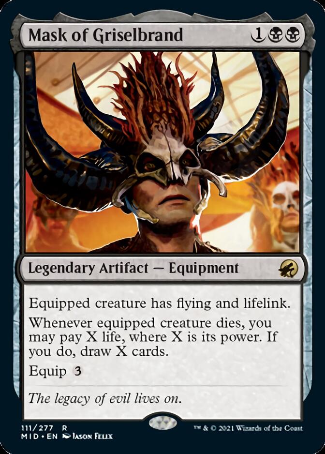 Mask of Griselbrand [Innistrad: Midnight Hunt] | Rook's Games and More