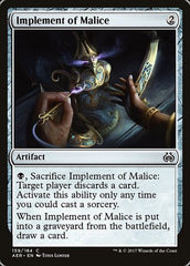 Implement of Malice [Aether Revolt]