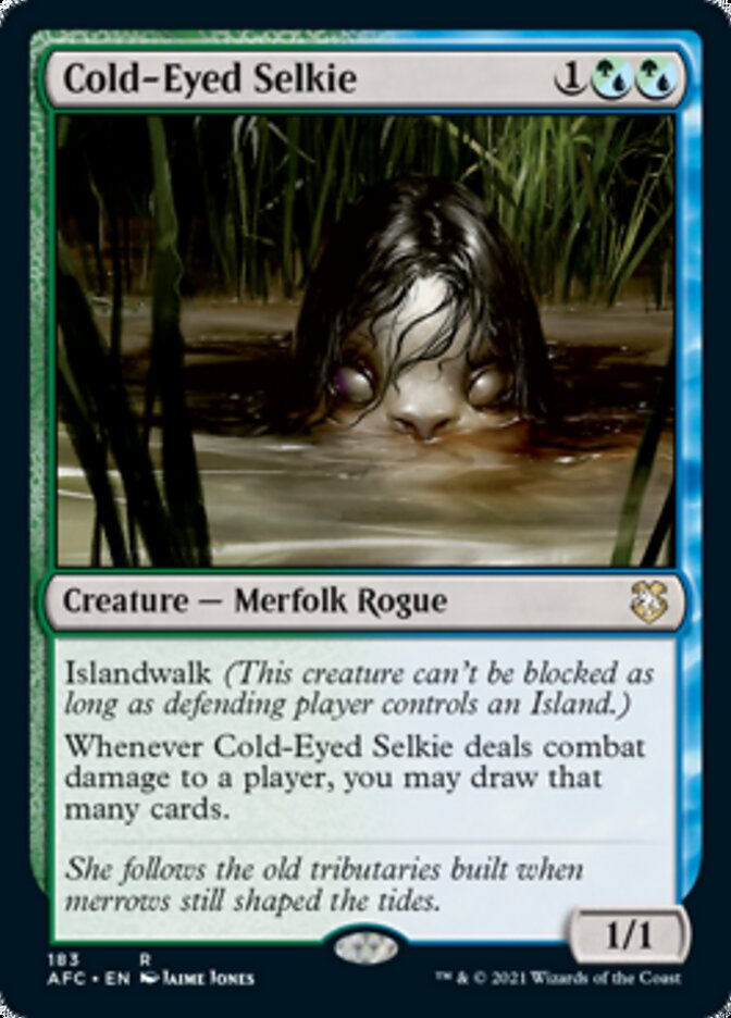 Cold-Eyed Selkie [Dungeons & Dragons: Adventures in the Forgotten Realms Commander] | Rook's Games and More