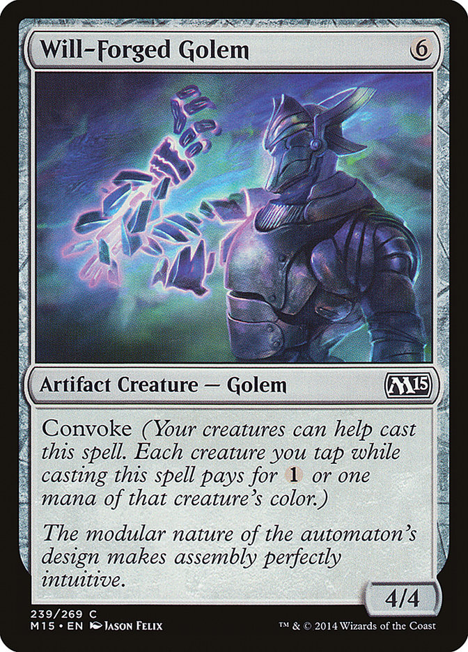 Will-Forged Golem [Magic 2015] | Rook's Games and More