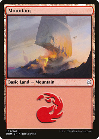 Mountain (263) [Dominaria] | Rook's Games and More