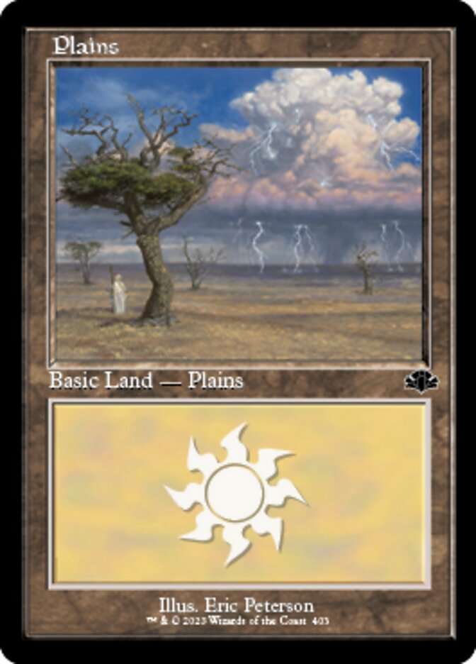 Plains (403) (Retro) [Dominaria Remastered] | Rook's Games and More