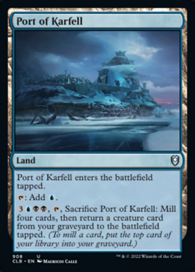Port of Karfell [Commander Legends: Battle for Baldur's Gate] | Rook's Games and More