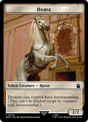 Horse // Food (0026) Double-Sided Token [Doctor Who Tokens] | Rook's Games and More