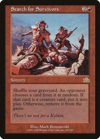 Search for Survivors [Prophecy] | Rook's Games and More