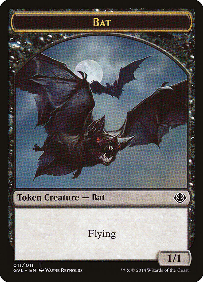 Bat Token (Garruk vs. Liliana) [Duel Decks Anthology Tokens] | Rook's Games and More