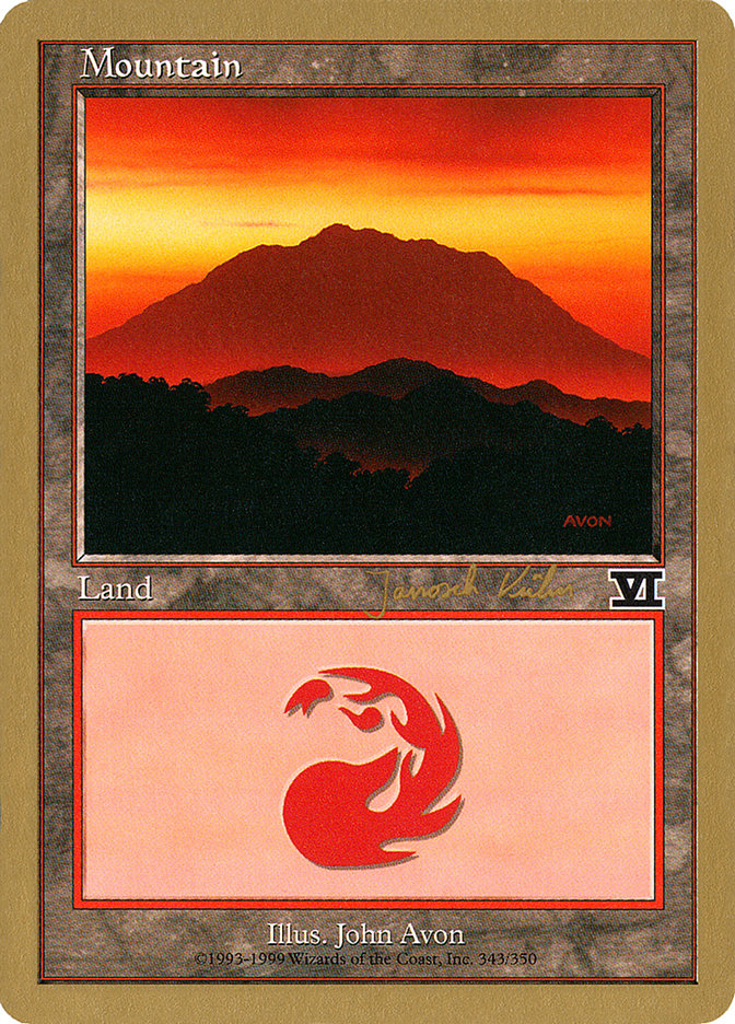 Mountain (jk343) (Janosch Kuhn) [World Championship Decks 2000] | Rook's Games and More