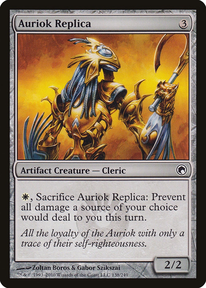 Auriok Replica [Scars of Mirrodin] | Rook's Games and More