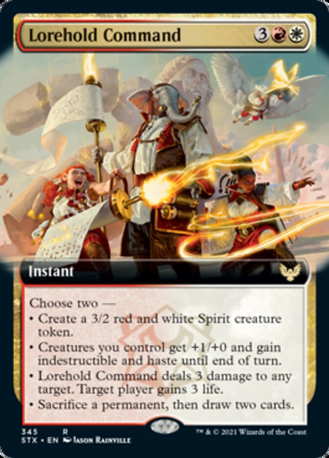 Lorehold Command (Extended) [Strixhaven: School of Mages] | Rook's Games and More
