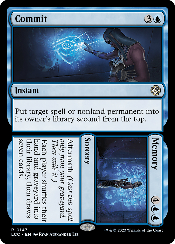 Commit // Memory [The Lost Caverns of Ixalan Commander] | Rook's Games and More