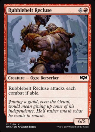 Rubblebelt Recluse [Ravnica Allegiance] | Rook's Games and More