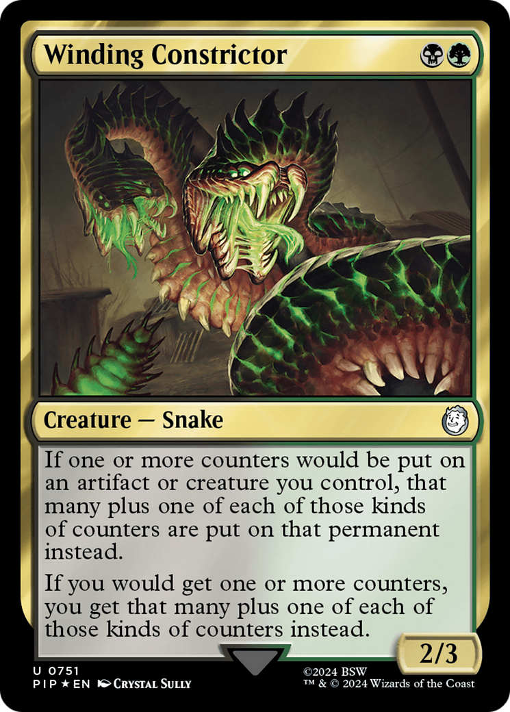 Winding Constrictor (Surge Foil) [Fallout] | Rook's Games and More