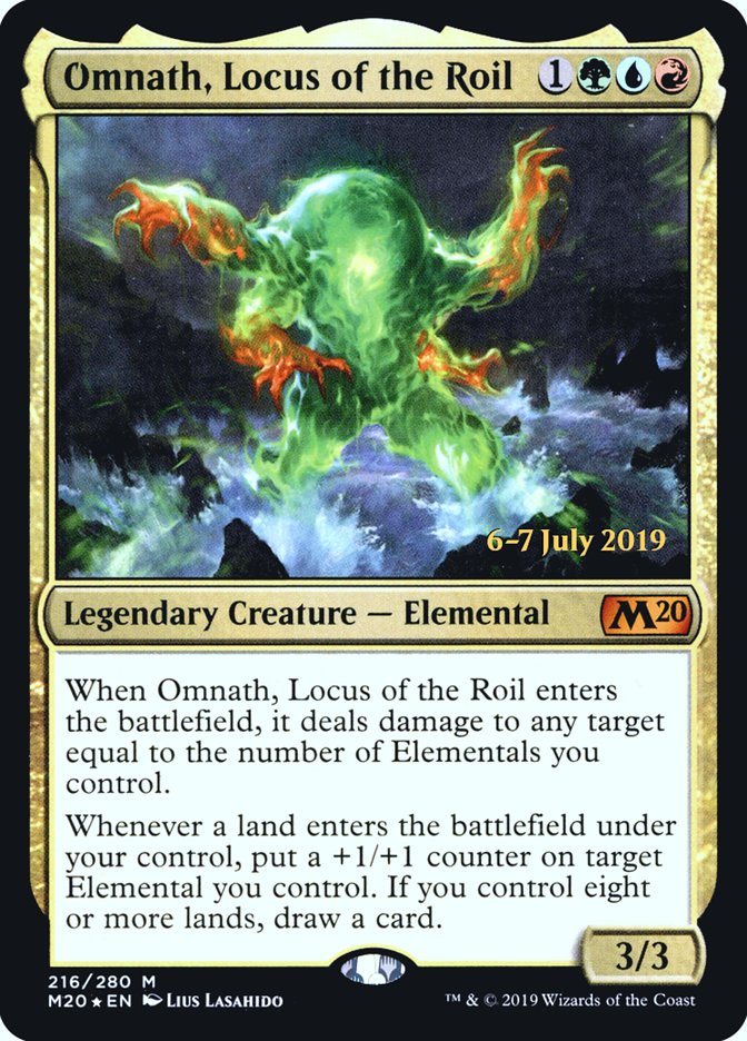 Omnath, Locus of the Roil  [Core Set 2020 Prerelease Promos] | Rook's Games and More