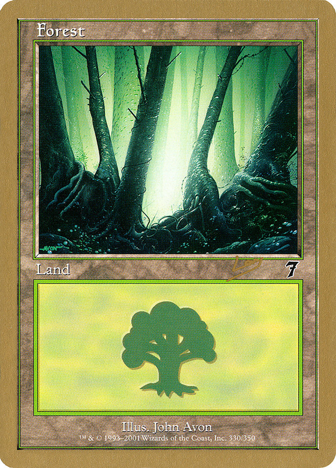 Forest (rl330) (Raphael Levy) [World Championship Decks 2002] | Rook's Games and More