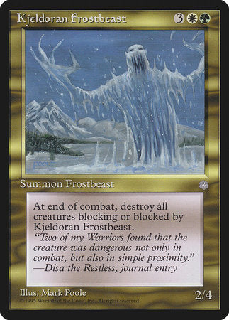 Kjeldoran Frostbeast [Ice Age] | Rook's Games and More