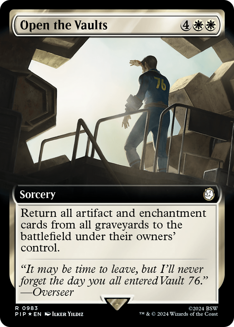Open the Vaults (Extended Art) (Surge Foil) [Fallout] | Rook's Games and More