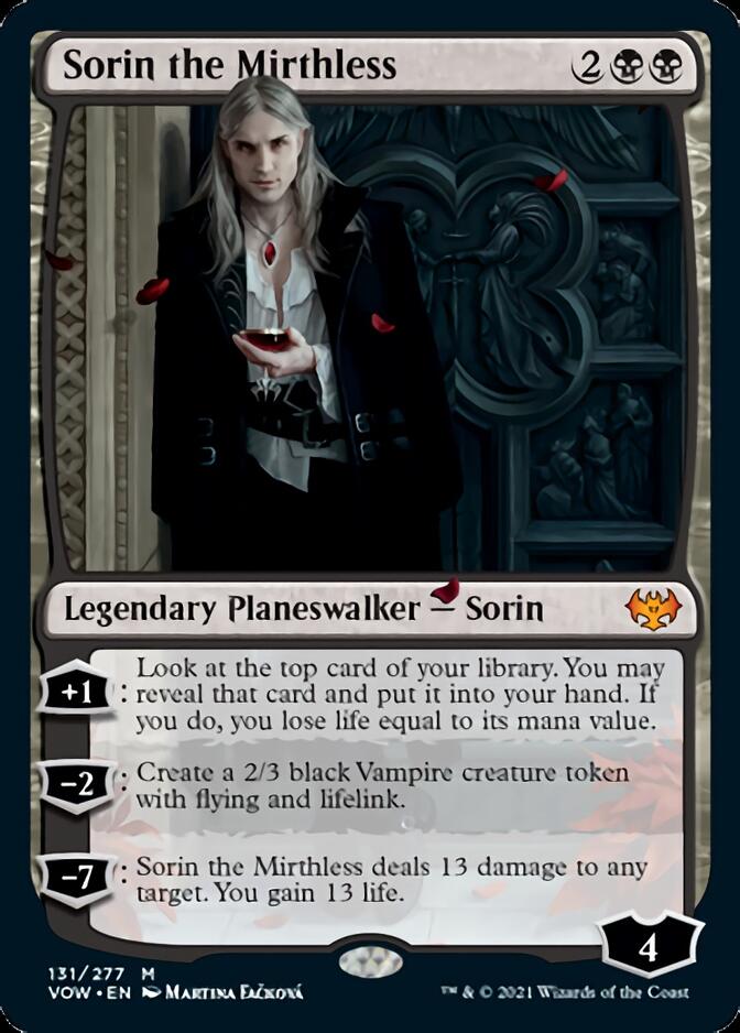 Sorin the Mirthless [Innistrad: Crimson Vow] | Rook's Games and More