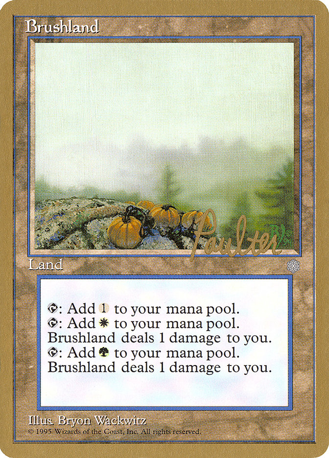 Brushland (Preston Poulter) [Pro Tour Collector Set] | Rook's Games and More