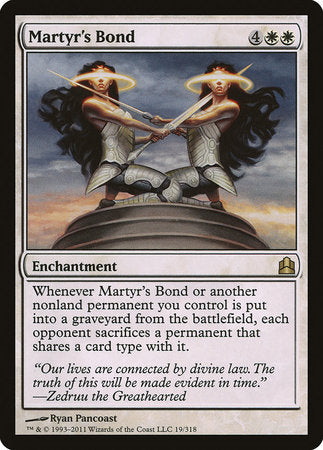 Martyr's Bond [Commander 2011] | Rook's Games and More